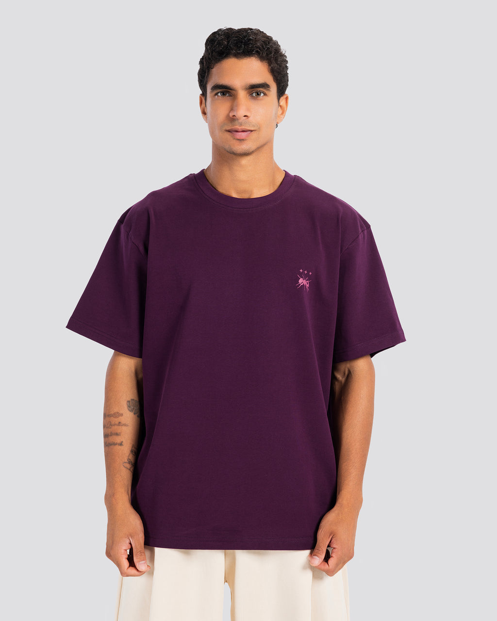 Ant Print Relaxed T-Shirt – Anti Basic streetwear Egypt (photo 3)