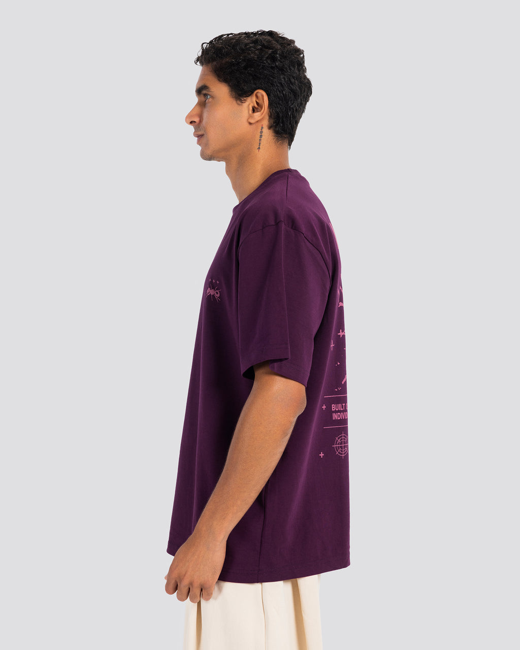 Ant Print Relaxed T-Shirt – Anti Basic streetwear Egypt (photo 1)