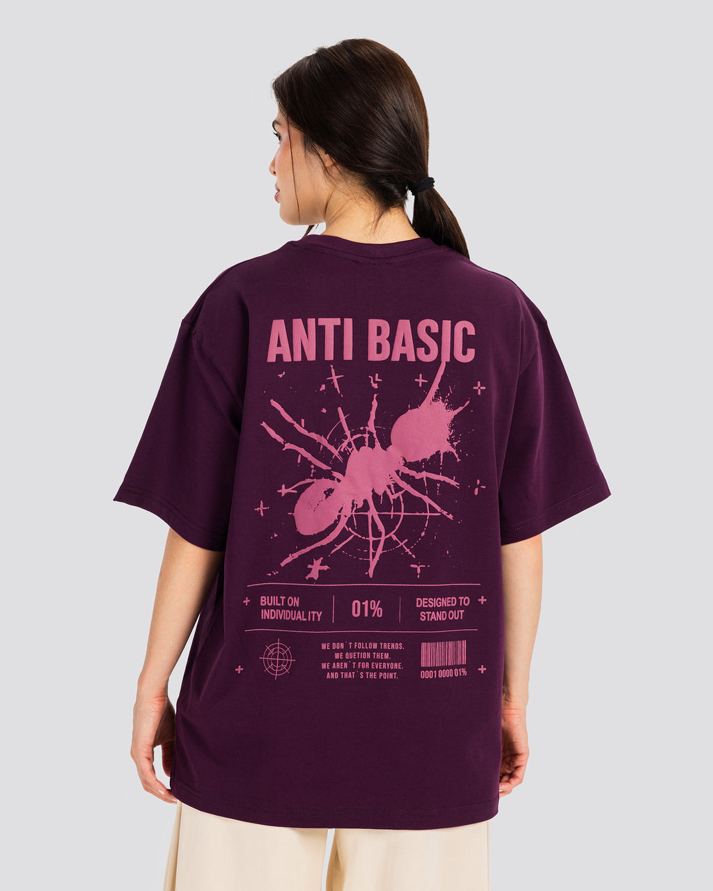 Ant Print Relaxed T-Shirt – Anti Basic streetwear Egypt (photo 7)