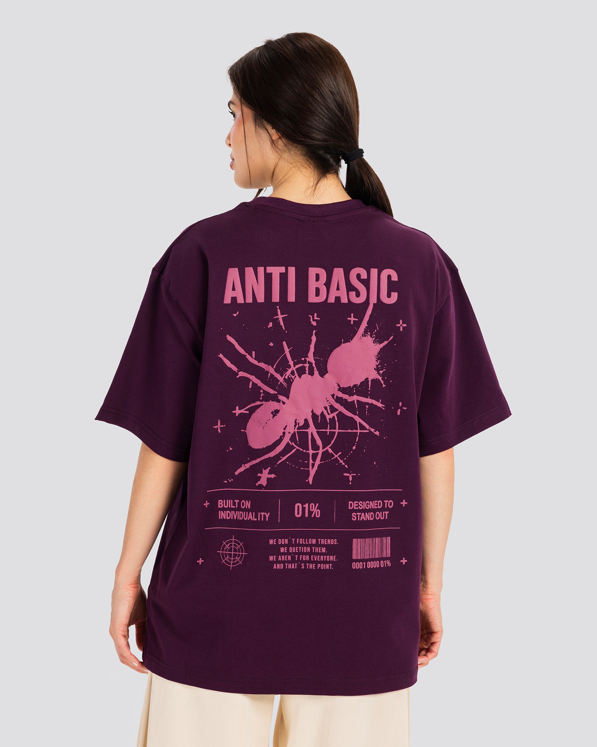 Ant Print Relaxed T-Shirt – Anti Basic streetwear Egypt (photo 7)