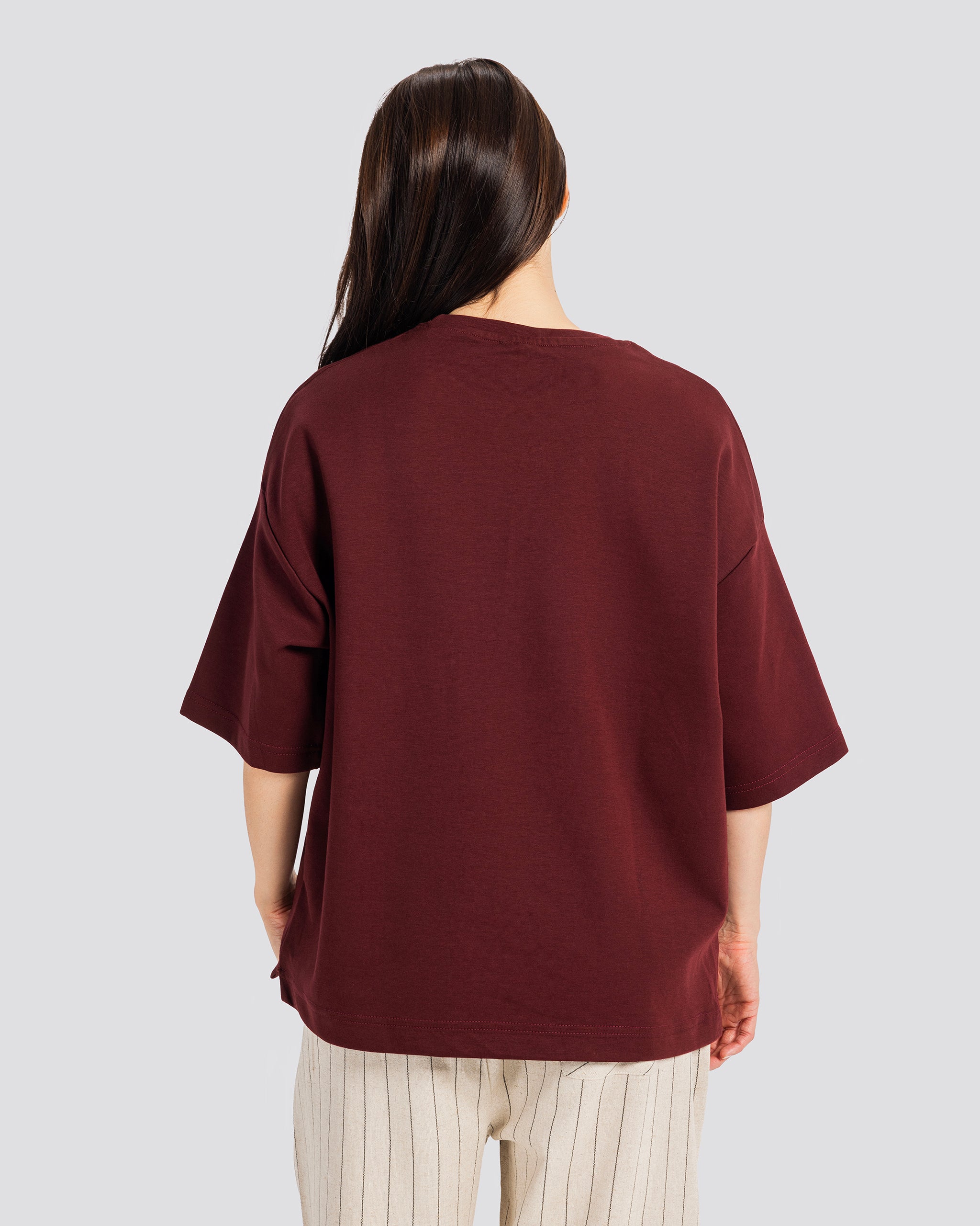 BOX T-Shirt - Burgundy