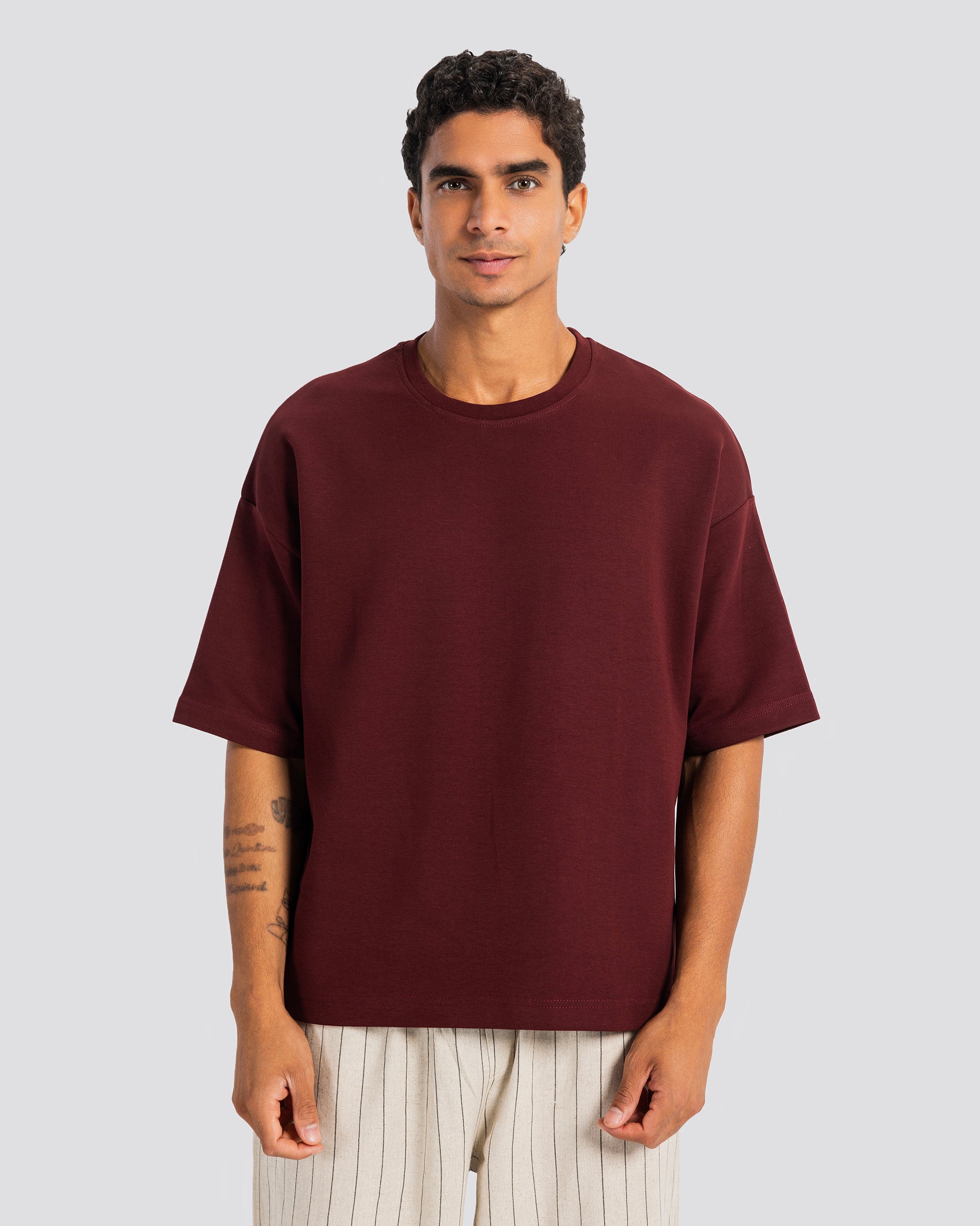 BOX T-Shirt - Burgundy