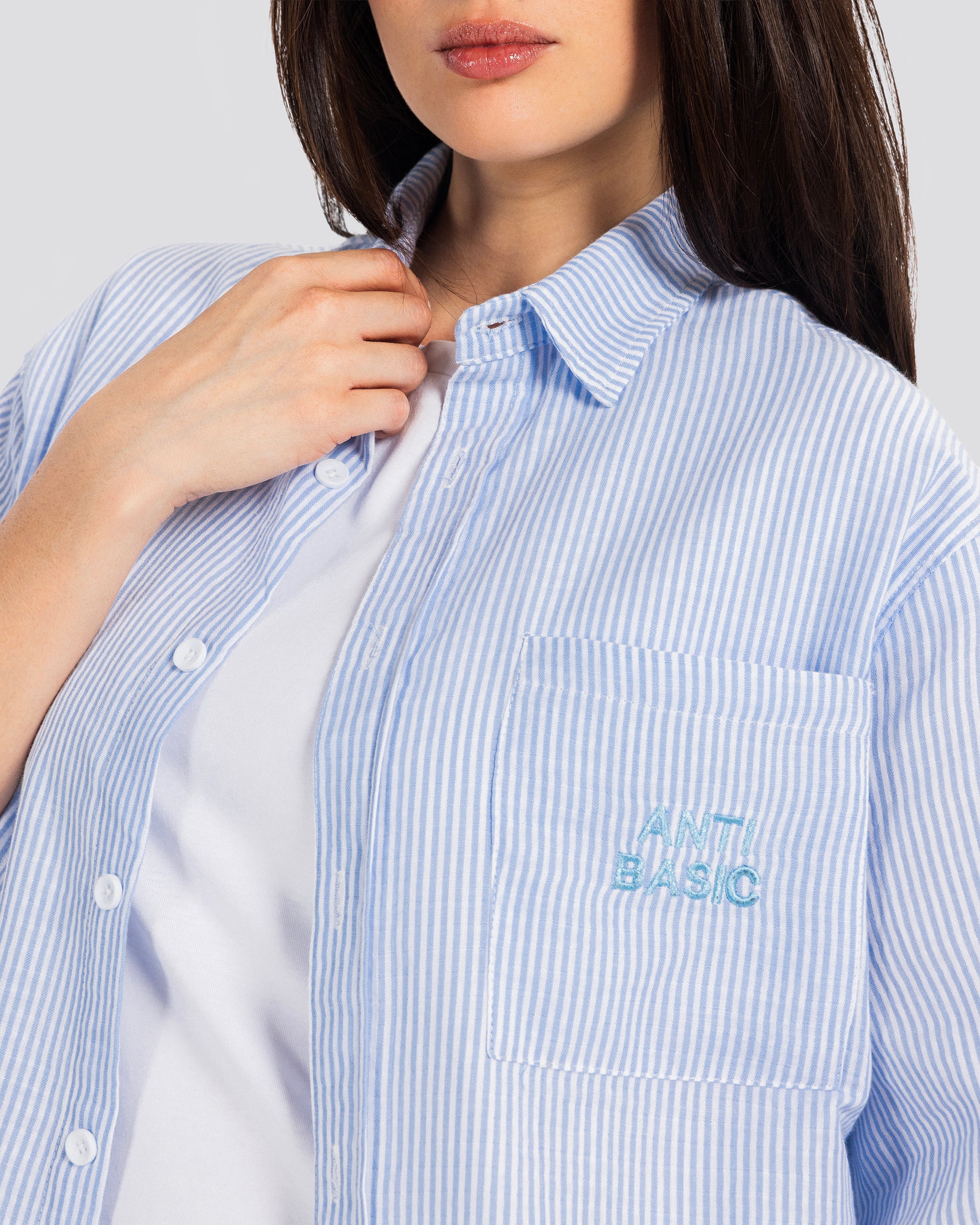 Boxy Embroidered Shirt – Anti Basic streetwear Egypt (photo 7)
