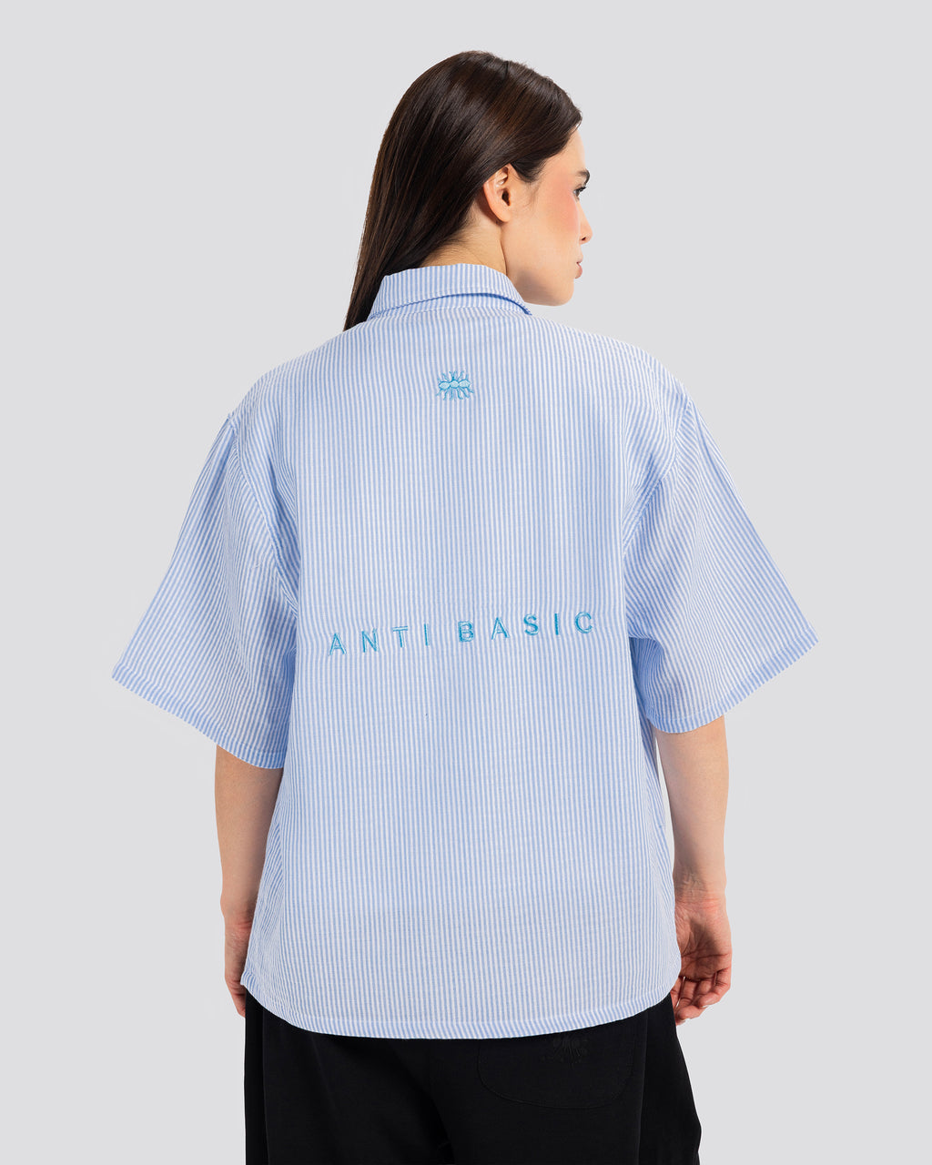 Boxy Embroidered Shirt – Anti Basic streetwear Egypt (photo 11)