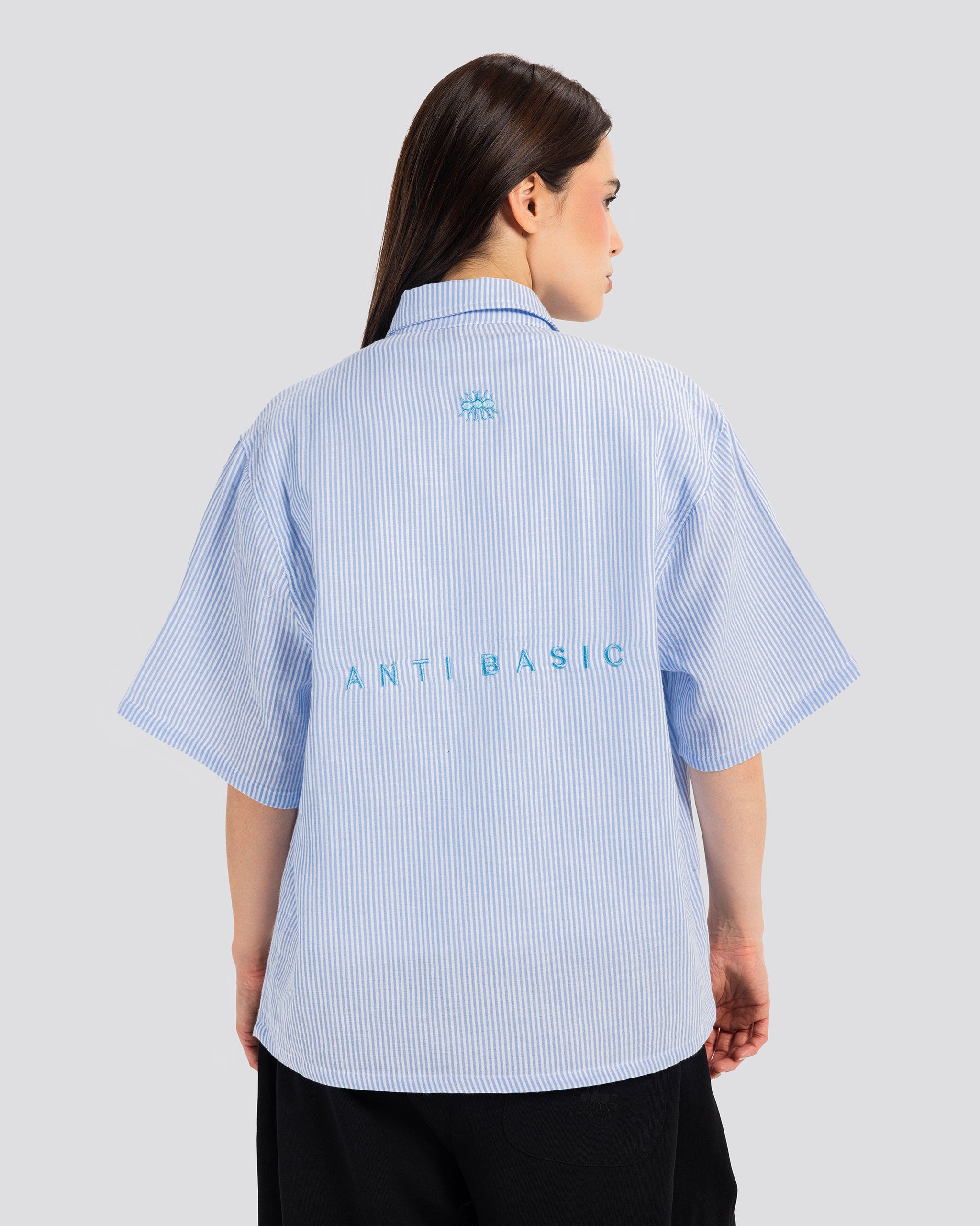Boxy Embroidered Shirt – Anti Basic streetwear Egypt (photo 11)
