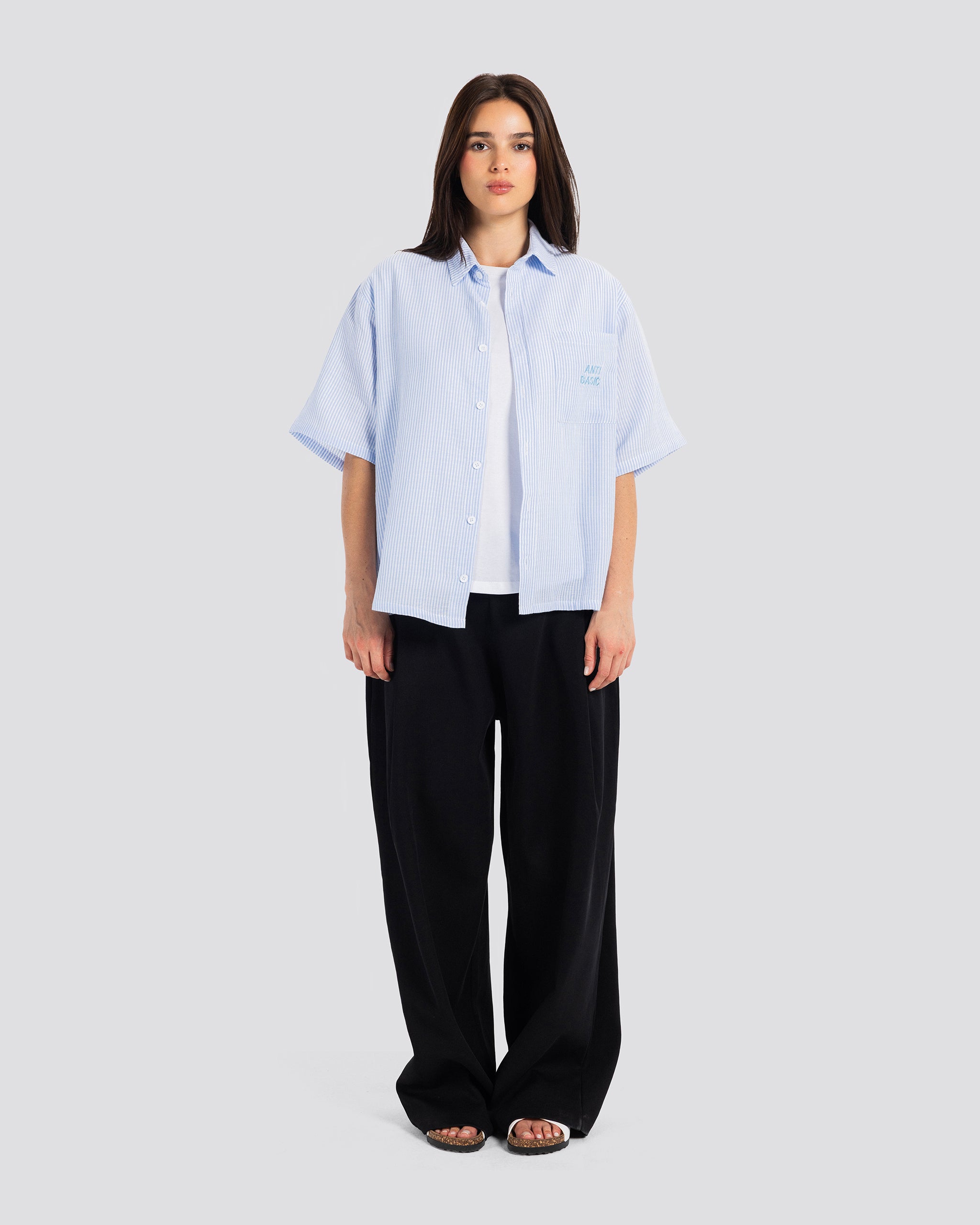 Boxy Embroidered Shirt – Anti Basic streetwear Egypt (photo 6)