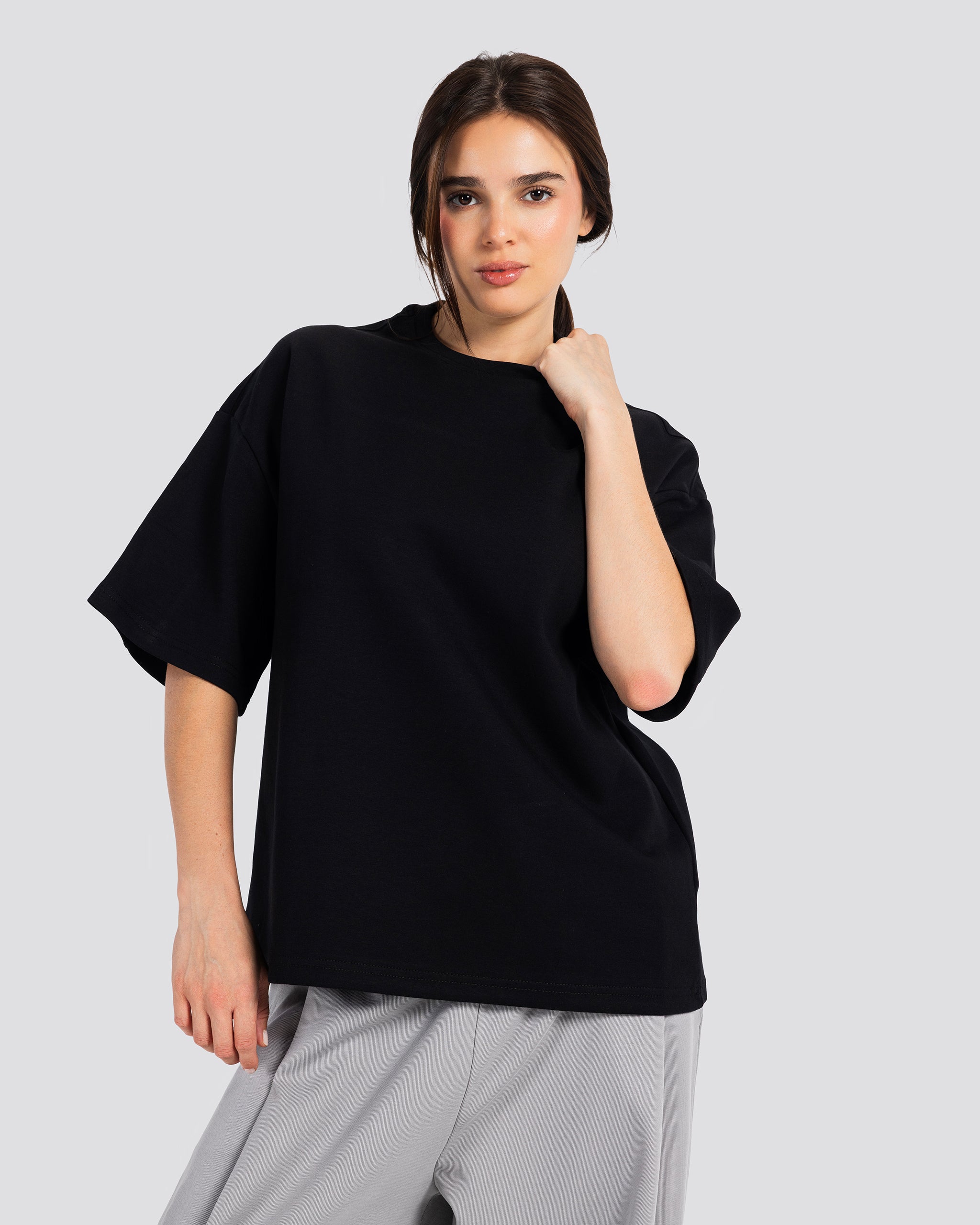 Boxy-Fit Main Ant! T-shirt - Black