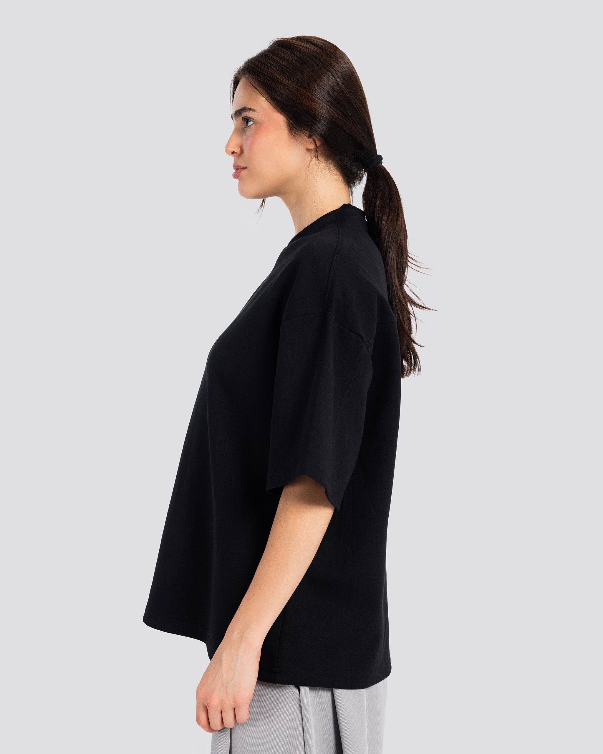 Boxy-Fit Main Ant! T-shirt - Black