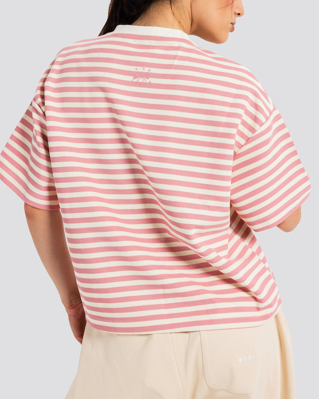 Boxy Fit Striped T-Shirt – Anti Basic streetwear Egypt (photo 3)