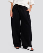 Cotton Both Ways Pants - Black