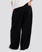Cotton Both Ways Pants - Black