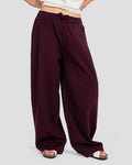 Cotton Two-Tuck Pants – Burgundy – Anti Basic streetwear Egypt (photo 5)