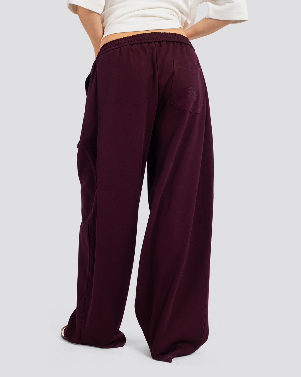 Cotton Two-Tuck Pants – Burgundy – Anti Basic streetwear Egypt (photo 8)