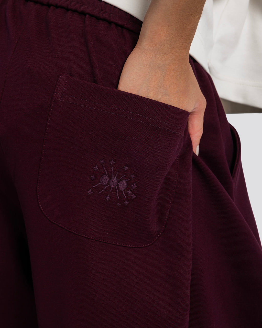 Cotton Two-Tuck Pants – Burgundy – Anti Basic streetwear Egypt (photo 9)