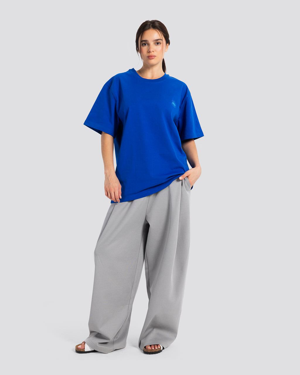 Cotton Both Ways Pants - Gray