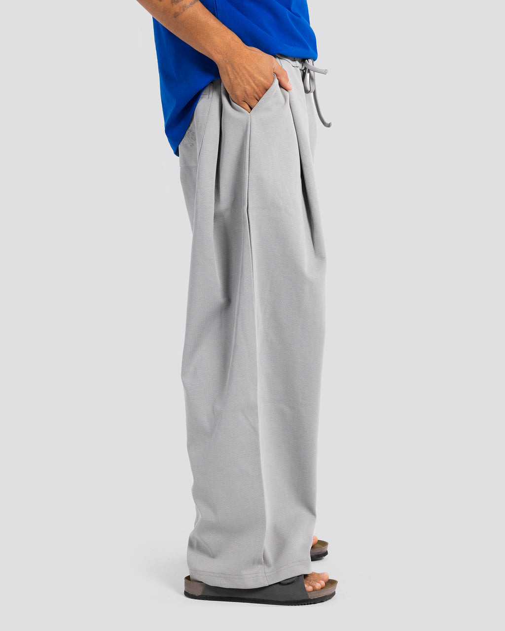 Cotton Both Ways Pants - Gray