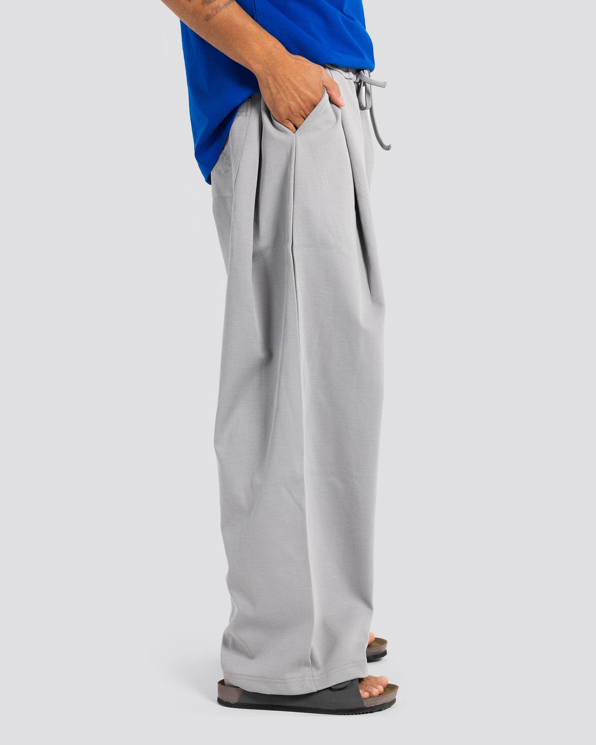 Cotton Both Ways Pants - Gray
