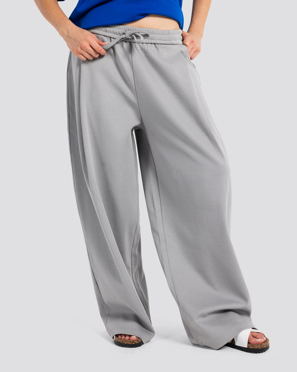 Cotton Both Ways Pants - Gray