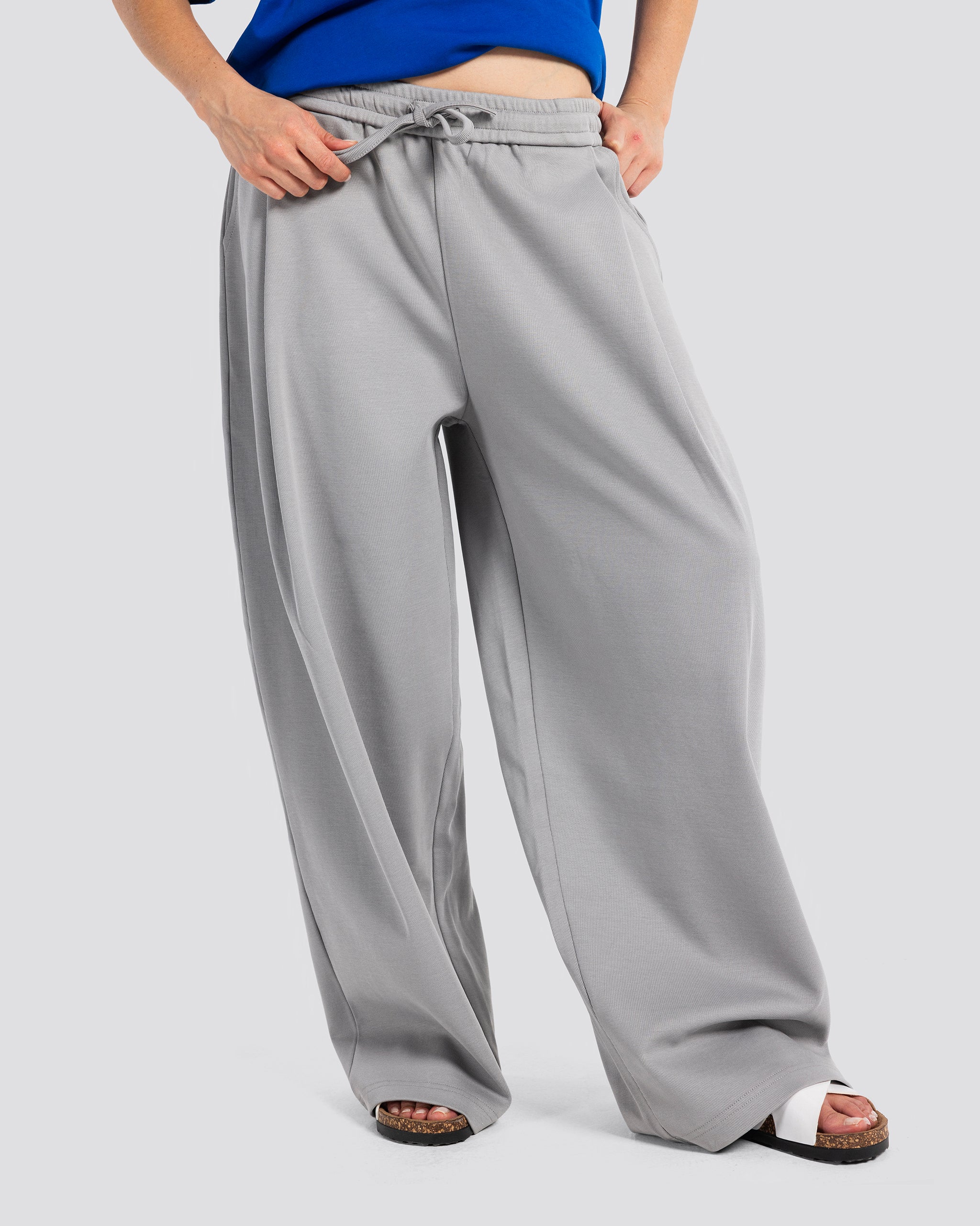 Cotton Both Ways Pants - Gray