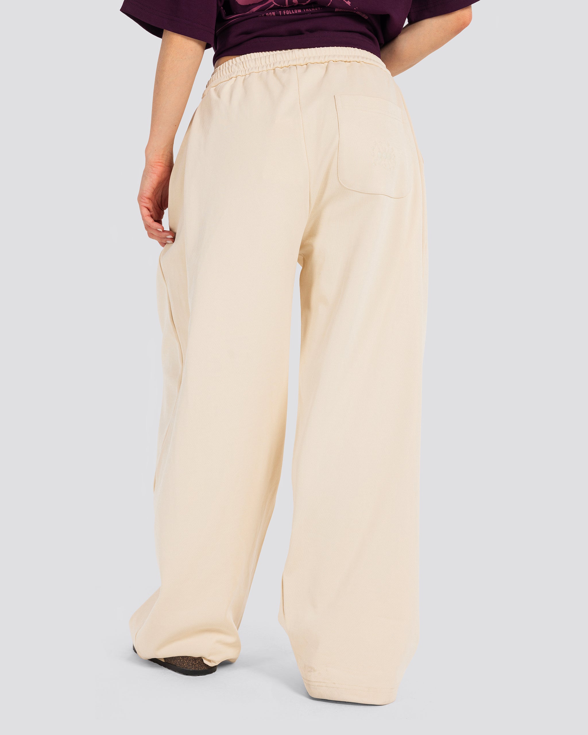 Cotton Both Ways Pants - Light Beige