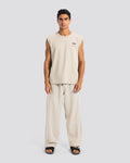 Lightweight Printed Tank – Beige – Anti Basic streetwear Egypt