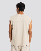 Lightweight Printed Tank - Beige