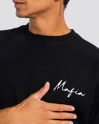 Mafia Oversize T-Shirt – Black – Anti Basic streetwear Egypt (photo 1)