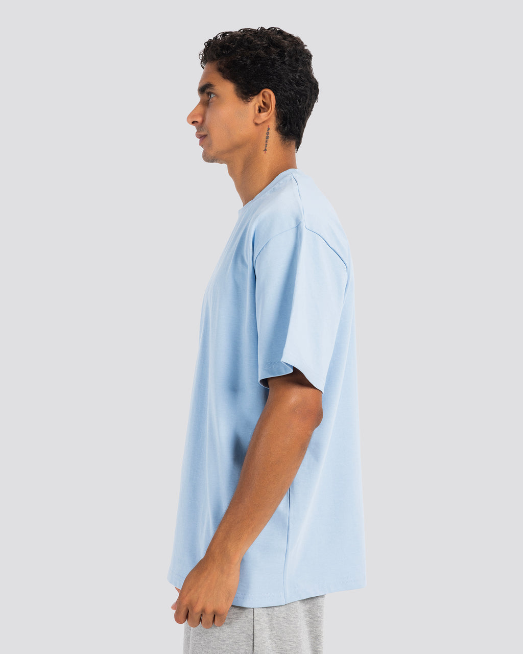 Oversize T Shirt - Baby Blue