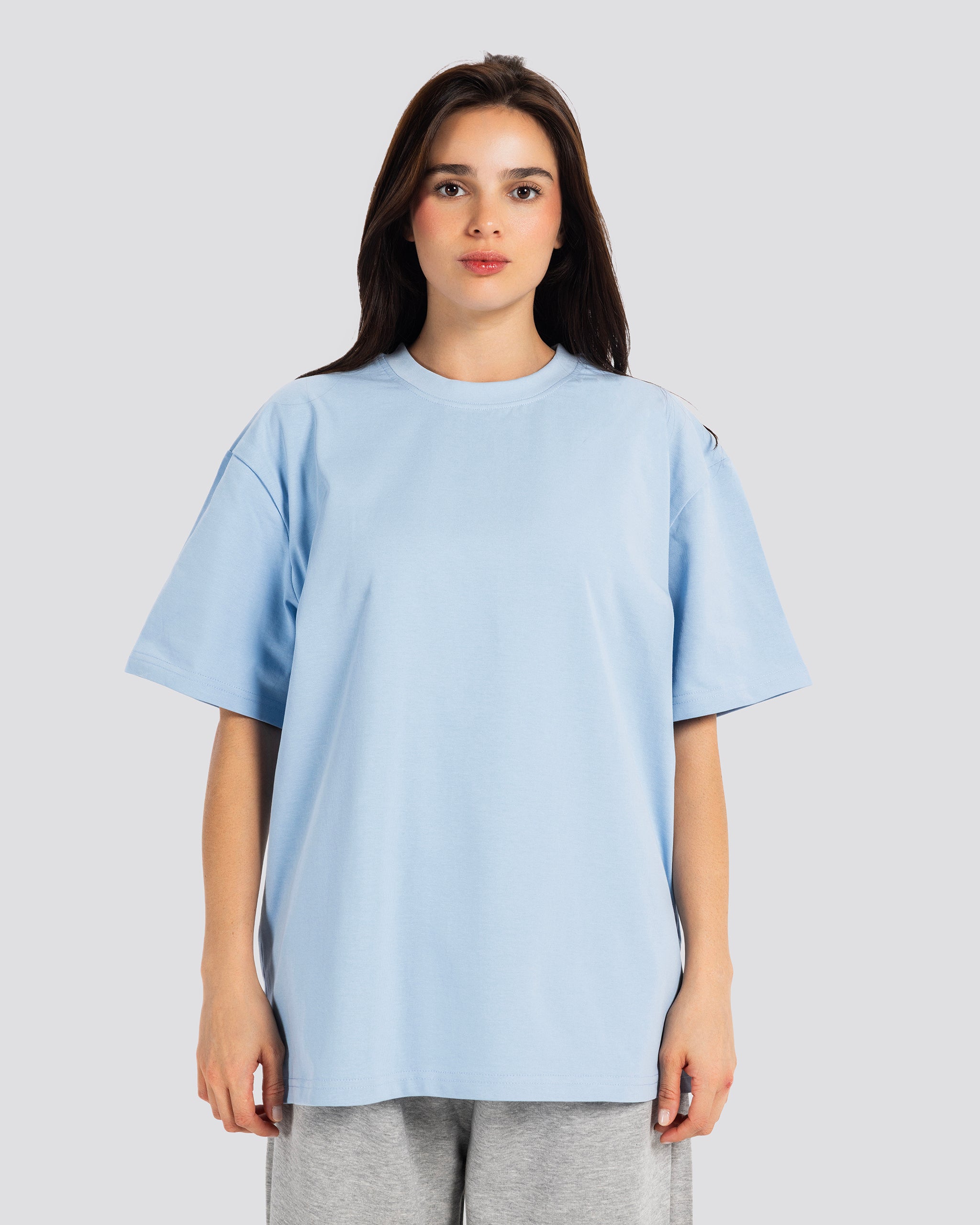 Oversize T Shirt - Baby Blue