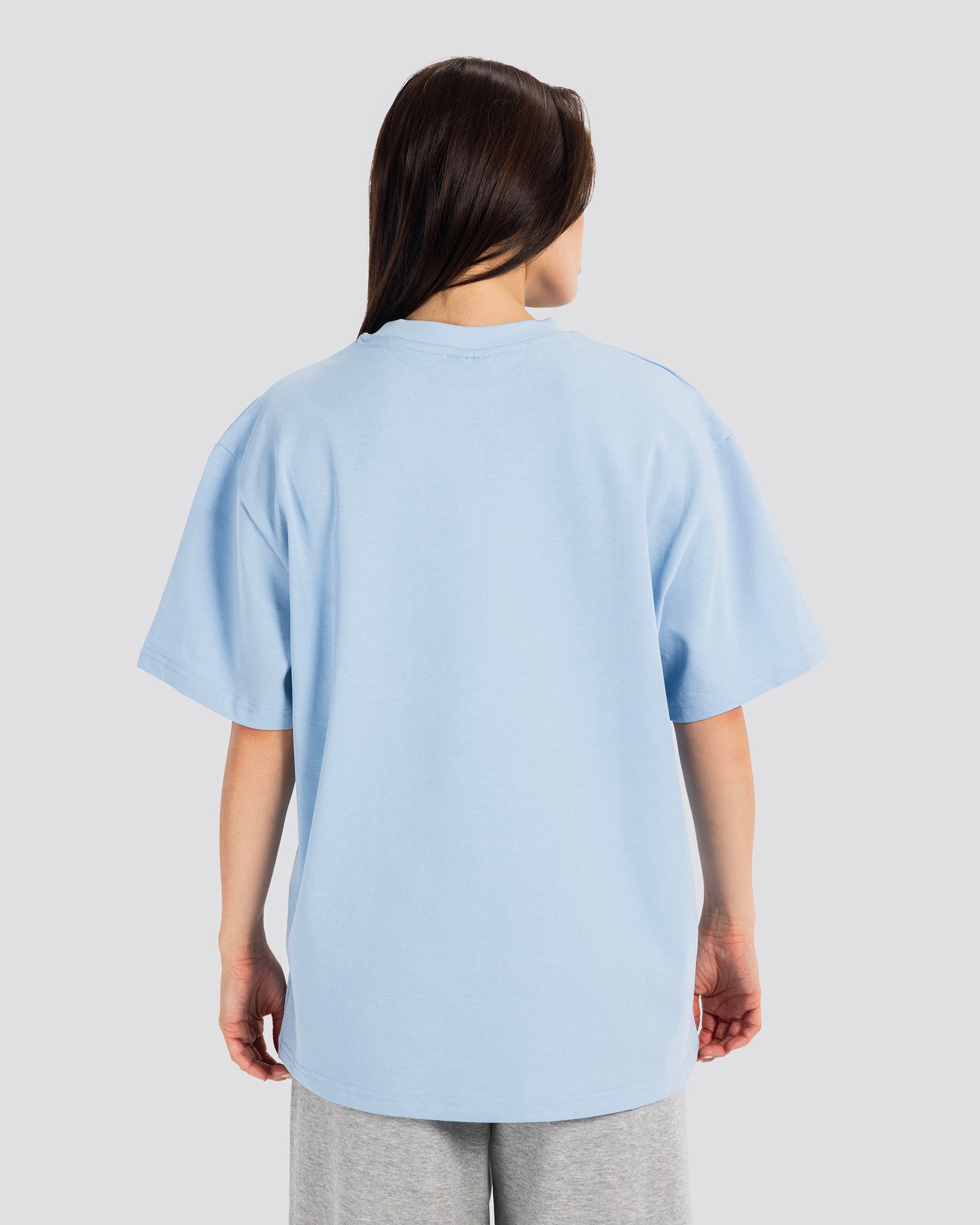 Oversize T Shirt - Baby Blue