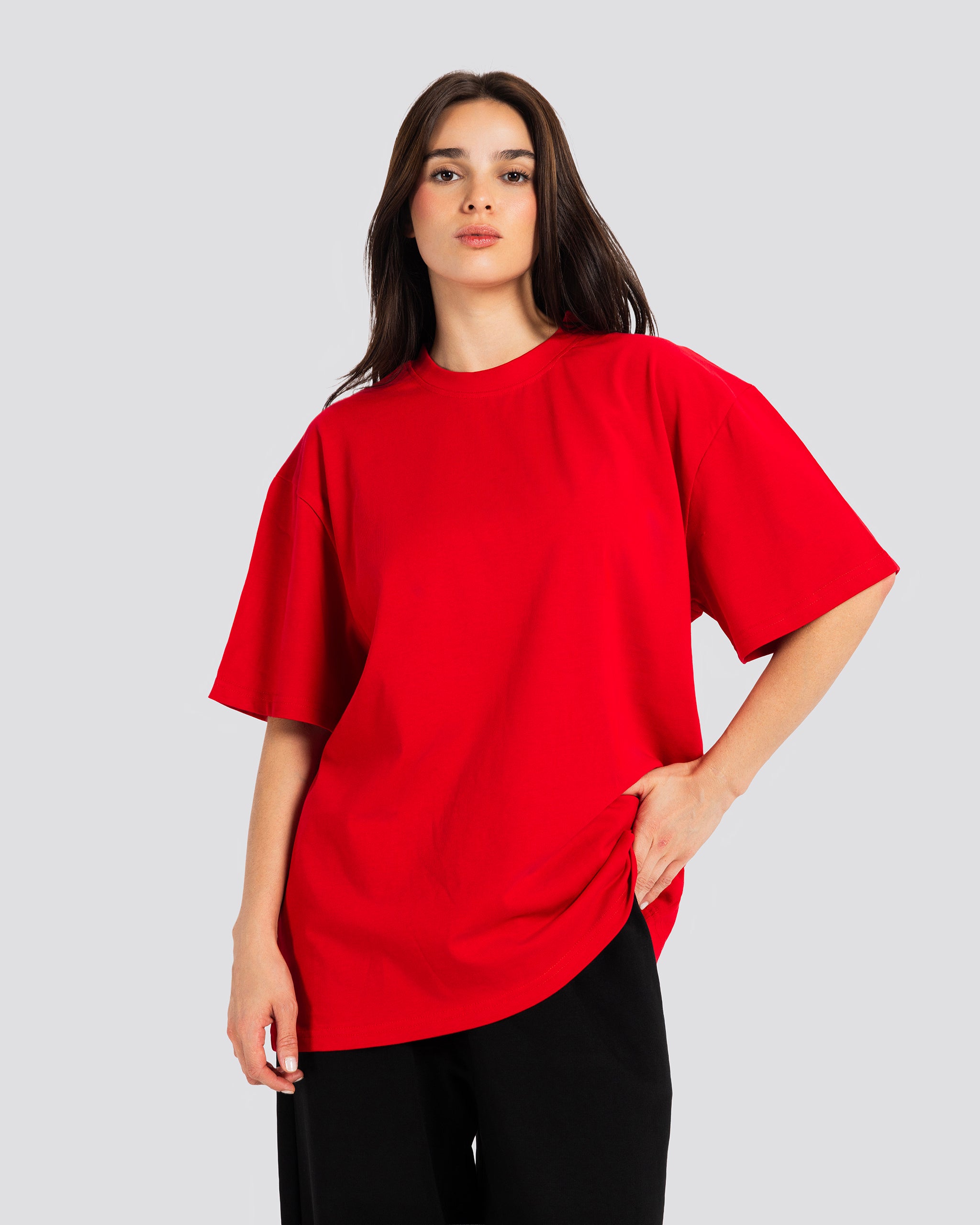 Oversize T Shirt - Red