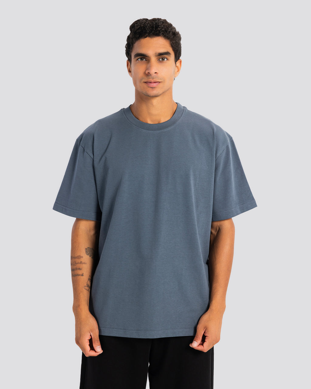 Oversize T Shirt - Steel Blue