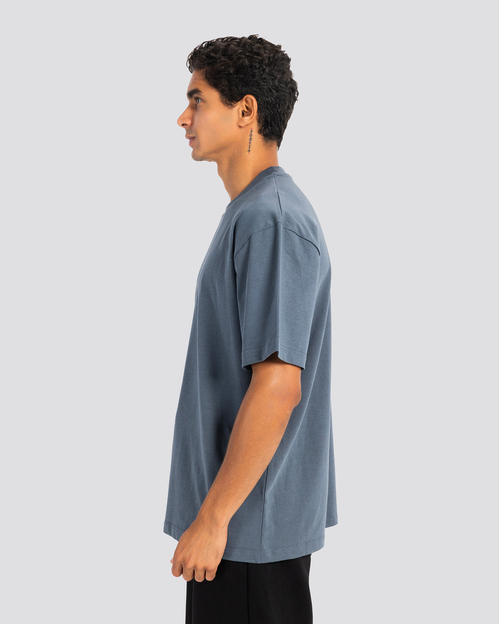 Oversize T Shirt - Steel Blue