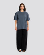 Oversize T Shirt - Steel Blue