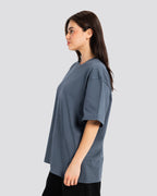 Oversize T Shirt - Steel Blue