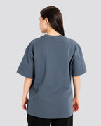 Oversize T Shirt - Steel Blue