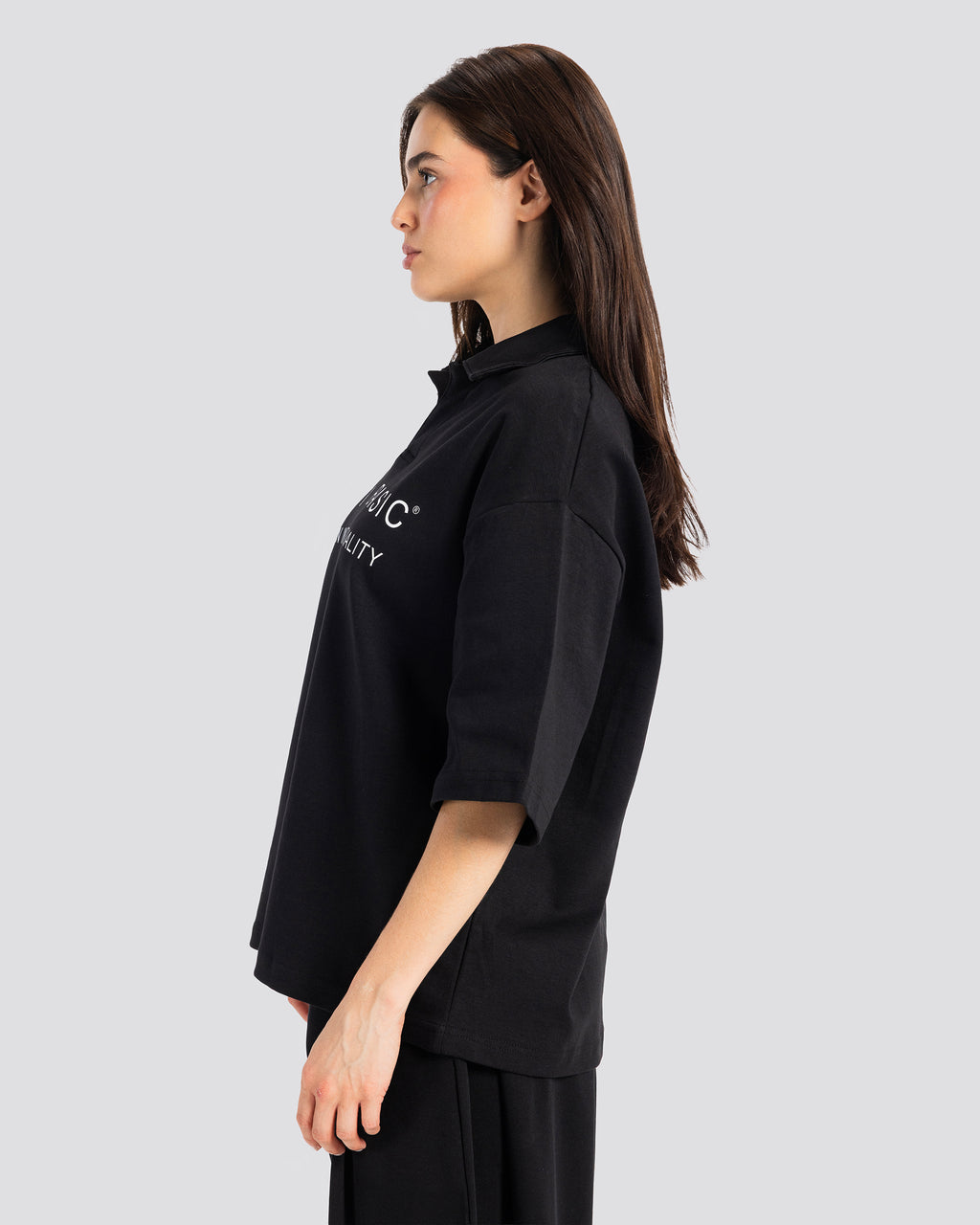 Printed Short-Sleeve Polo Shirt – Anti Basic streetwear Egypt (photo 8)