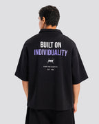 Printed Short-Sleeve Polo Shirt – Anti Basic streetwear Egypt (photo 4)