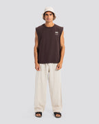 Wide-leg striped linen trousers – Anti Basic streetwear Egypt (photo 1)