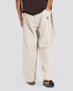 Wide-leg striped linen trousers – Anti Basic streetwear Egypt (photo 3)