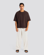 Relaxed Striped Linen Trousers – Anti Basic streetwear Egypt (photo 1)