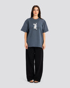 Starry Oversize T-Shirt – Gray – Anti Basic streetwear Egypt