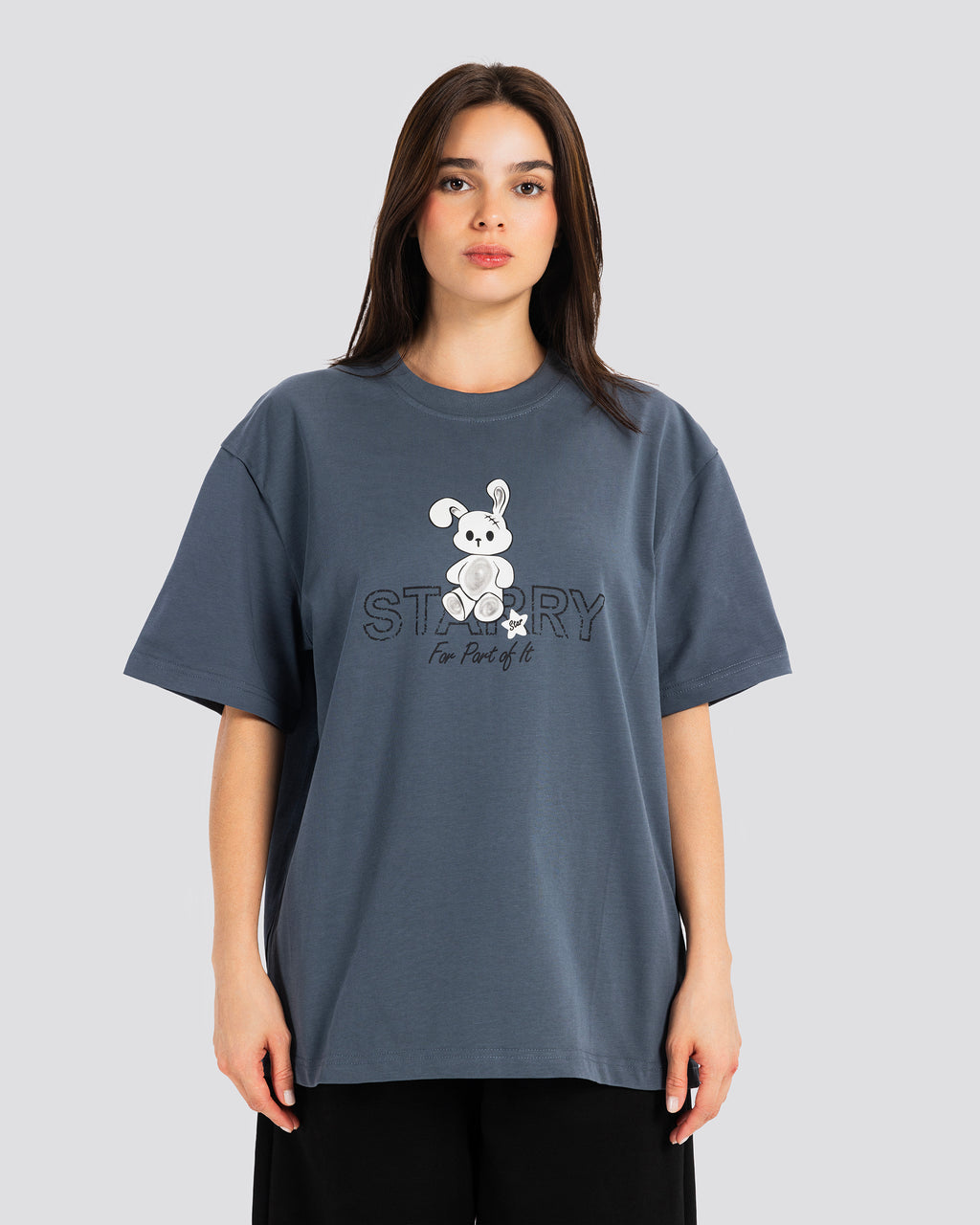 Starry Oversize T-Shirt – Anti Basic streetwear Egypt (photo 4)