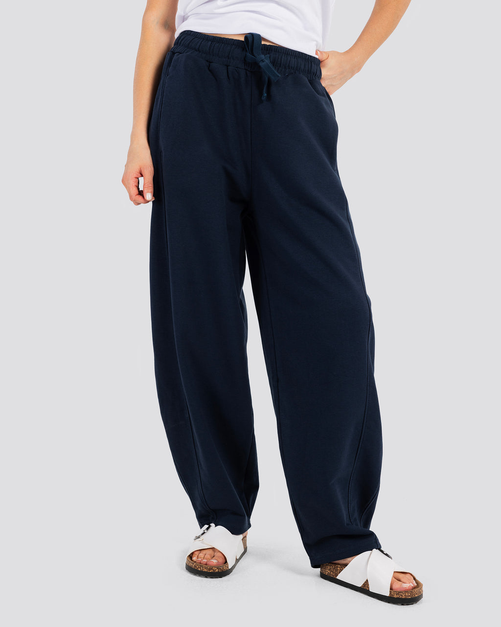 Sweat pants balloon – Navy – Anti Basic streetwear Egypt