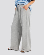 Wide-Leg Sweat Pants – Gray – Anti Basic streetwear Egypt (photo 7)
