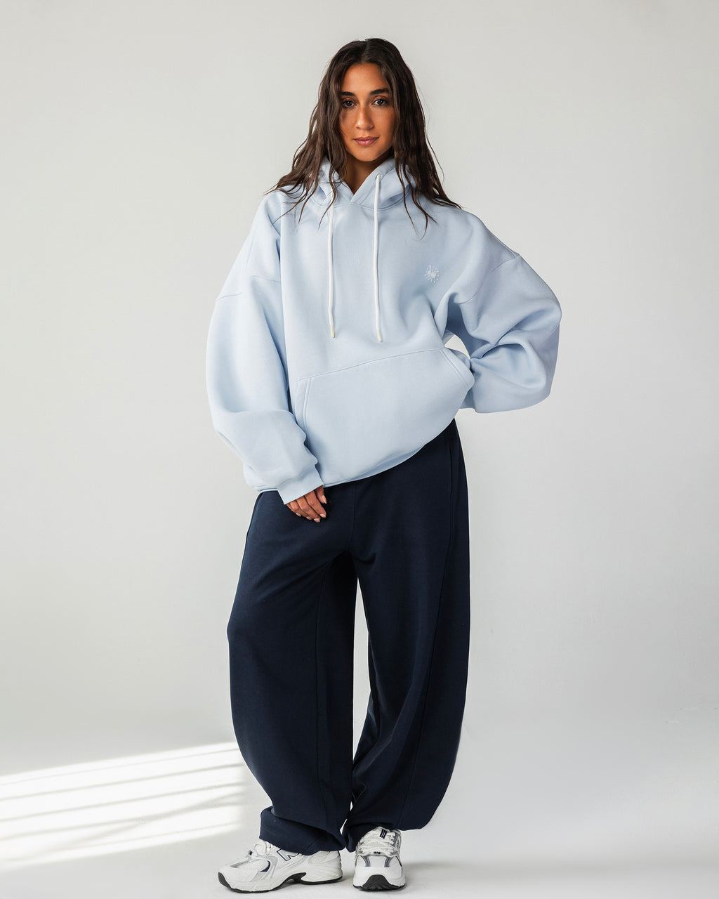 ANTI BASIC – Baby Blue Balloon Fit Hoodie – Baby Blue – Anti Basic streetwear Egypt (photo 1)