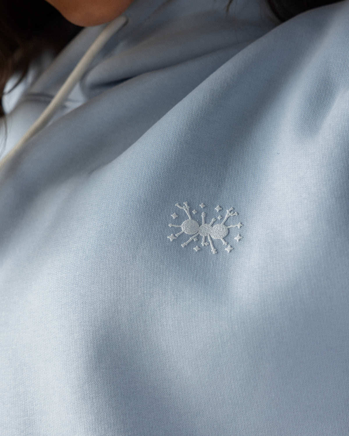 ANTI BASIC – Baby Blue Balloon Fit Hoodie – Baby Blue – Anti Basic streetwear Egypt (photo 6)