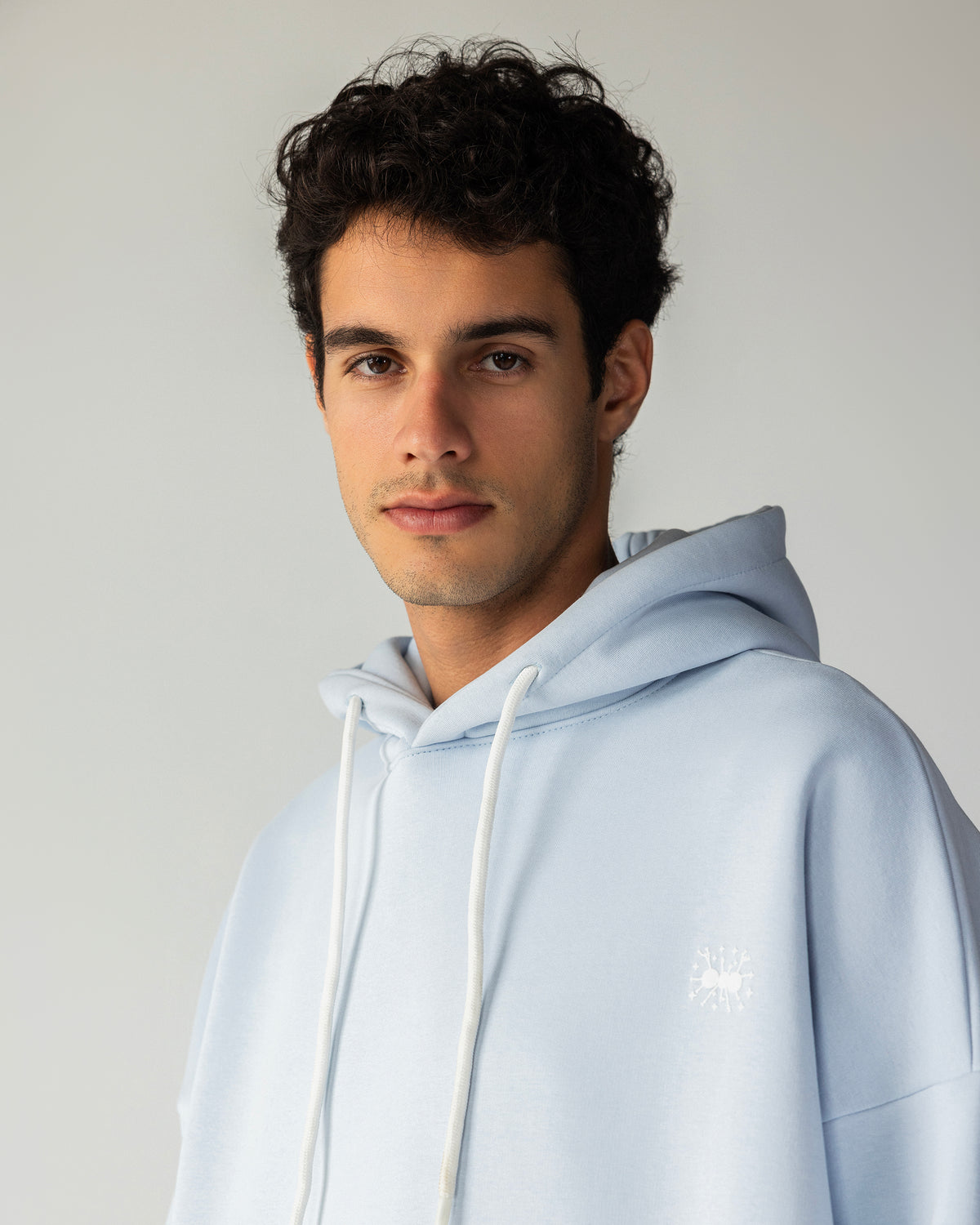 ANTI BASIC – Baby Blue Balloon Fit Hoodie – Baby Blue – Anti Basic streetwear Egypt (photo 9)