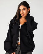 Elevated Zip Hoodie – Black – Anti Basic streetwear Egypt (photo 7)