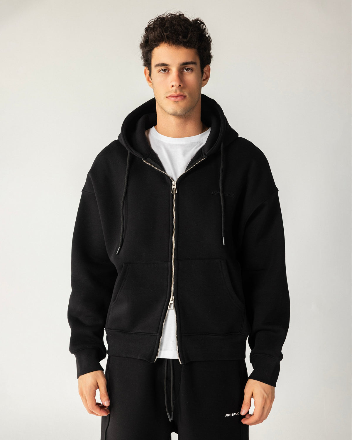 Elevated Zip Hoodie – Black – Anti Basic streetwear Egypt (photo 16)